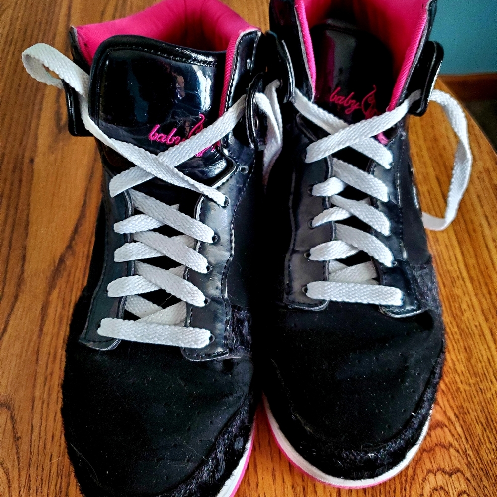 Baby phat sneakers high top.